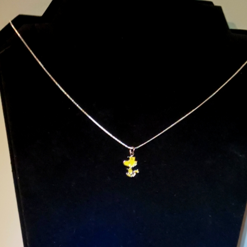 Woodstock Necklace | Sterling Silver Woodstock Peanuts 925
